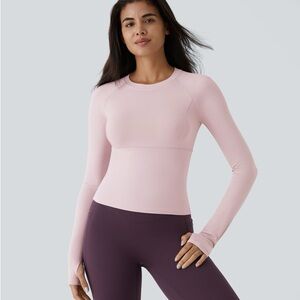 Halara Women's Pink Long Sleeve Top